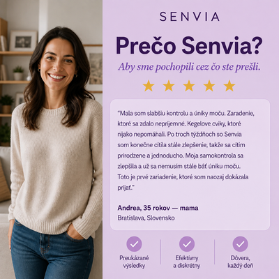 Senvia™ 4-v-1 aktivátor panvového dna