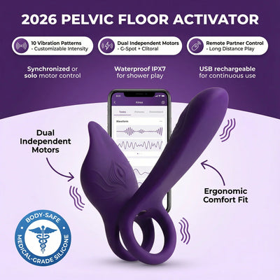 Senvia™ 4-1 Allenatore del pavimento pelvico per coppie