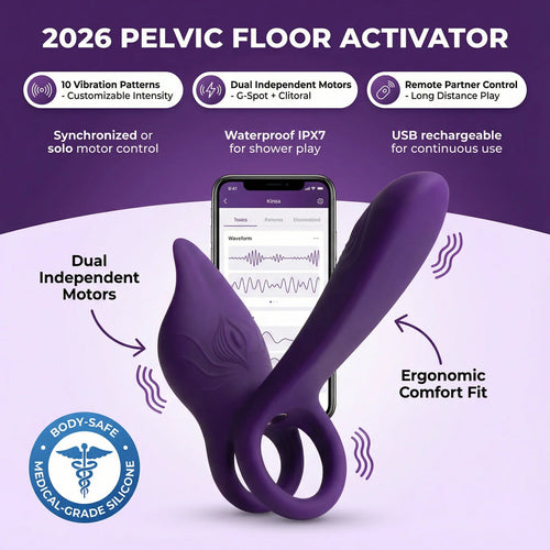 Senvia™ 4-1 Allenatore del pavimento pelvico per coppie