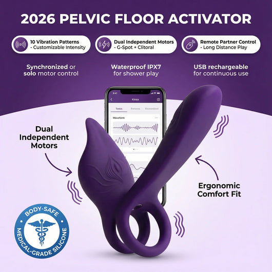 Senvia™ 4-1 Allenatore del pavimento pelvico per coppie